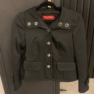 3. MaxMara Studio Black Light Trench Coat